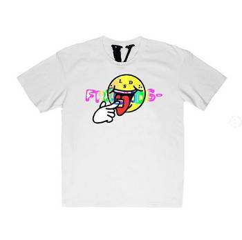 More Vlone x Friend LSD T-Shirt VLONE FRIENDS- White | USA_VF5403
