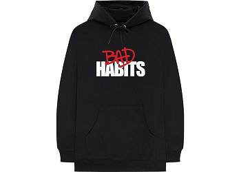 Rappers Collab Vlone Drip Bad Habits Hoodie Nav Black | USA_YN3412